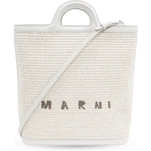 Marni - Bags > Handbags - Beige - Marni - Modalova