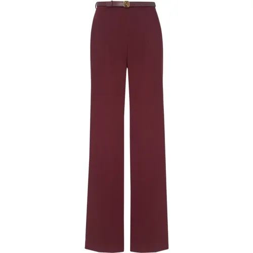 Trousers > Wide Trousers - - Elisabetta Franchi - Modalova