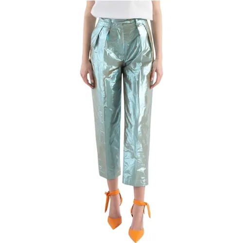 Trousers > Cropped Trousers - - Tela - Modalova