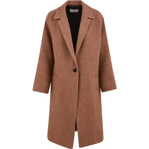 Coats > Single-Breasted Coats - - Solotre - Modalova