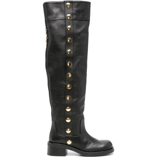 Shoes > Boots > High Boots - - Moschino - Modalova