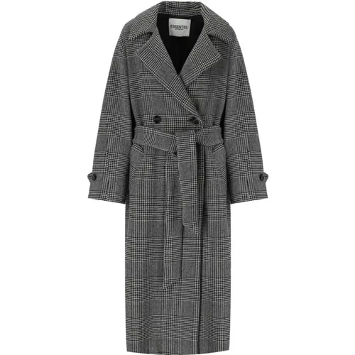 Coats > Belted Coats - - Essentiel Antwerp - Modalova