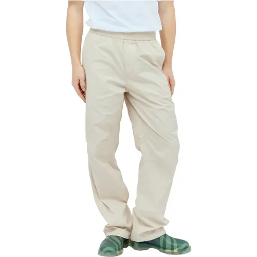Trousers > Straight Trousers - - Burberry - Modalova