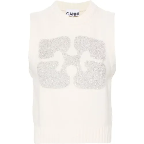 Knitwear > Round-neck Knitwear - - Ganni - Modalova