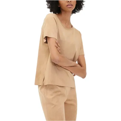 Juvia - Tops > T-Shirts - Brown - Juvia - Modalova