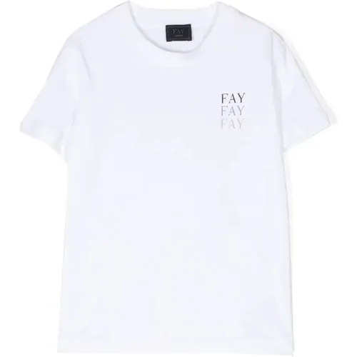 Kids > Tops > T-Shirts - - Fay - Modalova