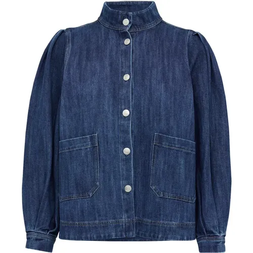 Jackets > Denim Jackets - - Soaked in Luxury - Modalova