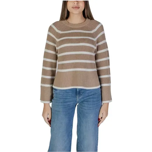 Knitwear > Round-neck Knitwear - - Vila - Modalova