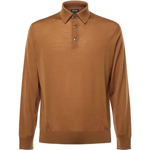 Tops > Polo Shirts - - Ermenegildo Zegna - Modalova