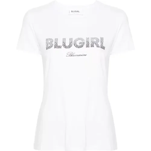 Blugirl - Tops > T-Shirts - White - Blugirl - Modalova