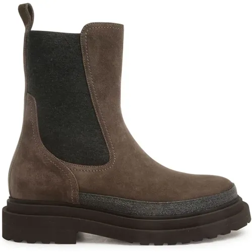 Shoes > Boots > Chelsea Boots - - BRUNELLO CUCINELLI - Modalova