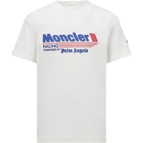 Moncler - Tops > T-Shirts - White - Moncler - Modalova