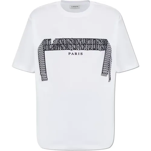 Lanvin - Tops > T-Shirts - White - Lanvin - Modalova