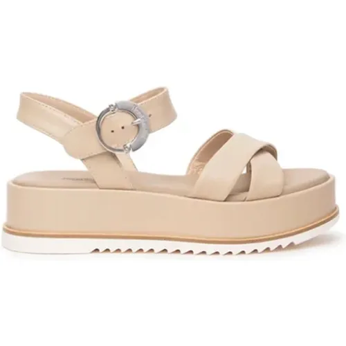 Shoes > Sandals > Flat Sandals - - Nerogiardini - Modalova