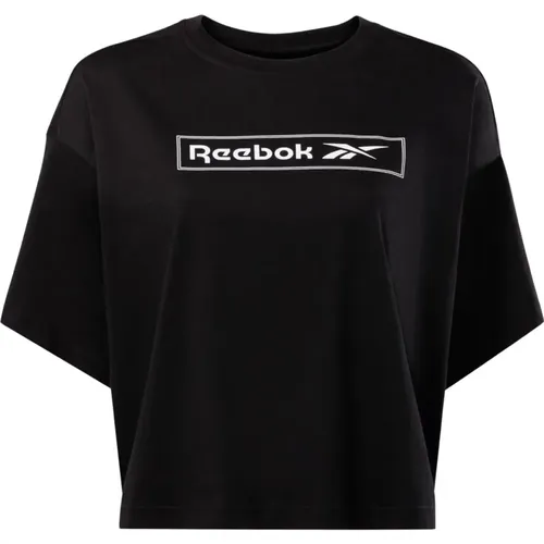 Reebok - Tops > T-Shirts - Black - Reebok - Modalova