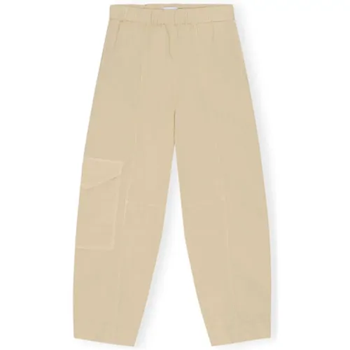 Trousers > Wide Trousers - - Ganni - Modalova