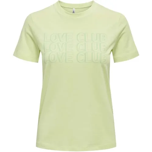 Only - Tops > T-Shirts - Green - Only - Modalova