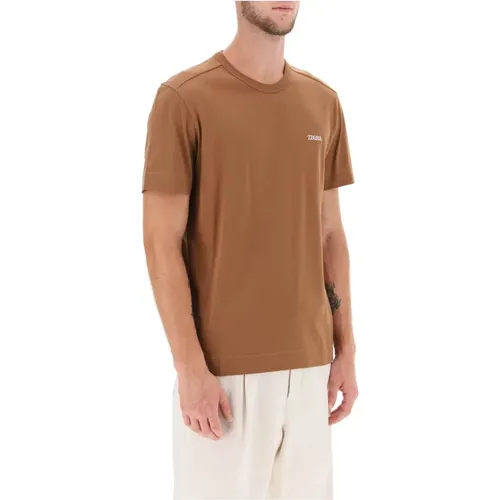 Tops > T-Shirts - - Ermenegildo Zegna - Modalova