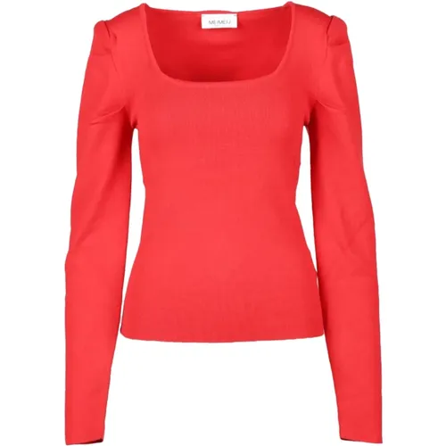 Knitwear > Round-neck Knitwear - - MeiMeiJ - Modalova