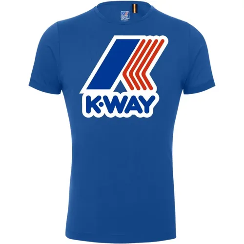 K-Way - Tops > T-Shirts - Blue - K-way - Modalova