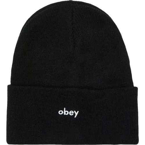 Accessories > Hats > Beanies - - Obey - Modalova