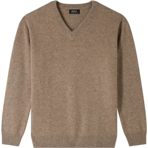 Knitwear > V-neck Knitwear - - A.p.c. - Modalova