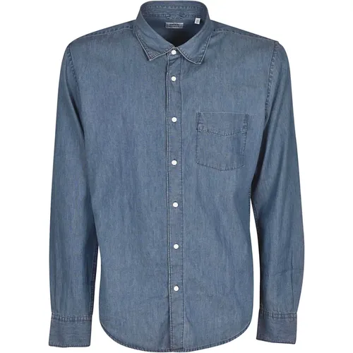 Shirts > Denim Shirts - - Aspesi - Modalova