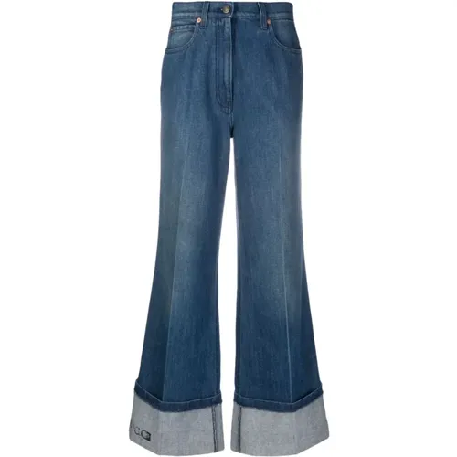 Jeans > Flared Jeans - - Gucci - Modalova