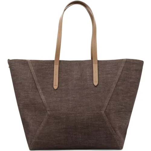 Bags > Tote Bags - - BRUNELLO CUCINELLI - Modalova