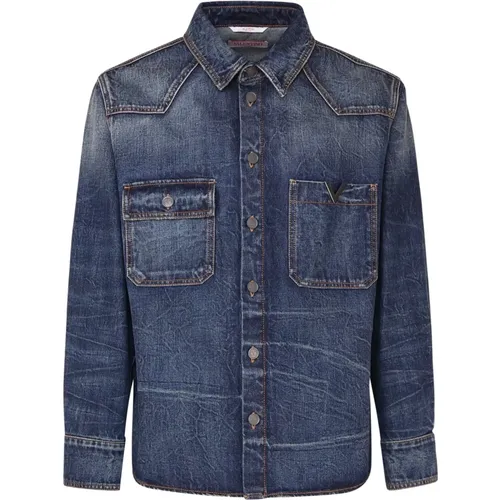 Shirts > Denim Shirts - - Valentino Garavani - Modalova