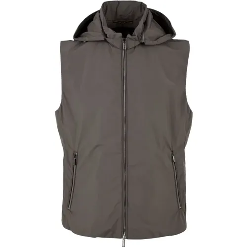 Moorer - Jackets > Vests - Gray - Moorer - Modalova