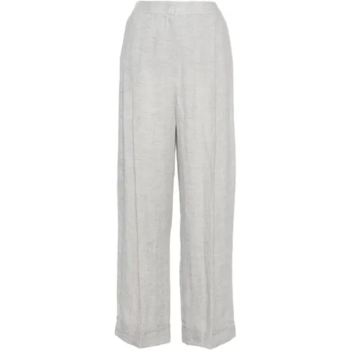 Trousers > Wide Trousers - - Emporio Armani - Modalova