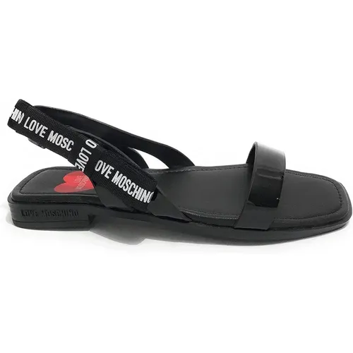 Shoes > Sandals > Flat Sandals - - Love Moschino - Modalova