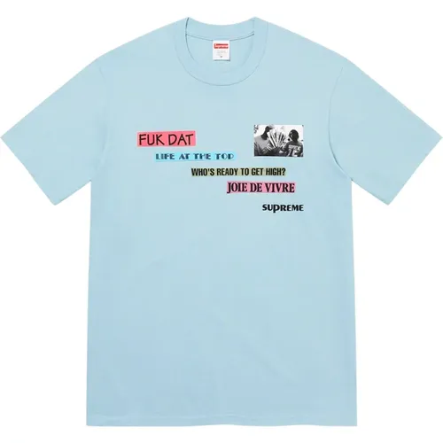 Supreme - Tops > T-Shirts - Blue - Supreme - Modalova