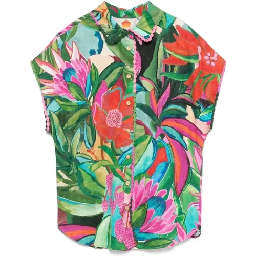 Blouses & Shirts > Shirts - - Farm Rio - Modalova