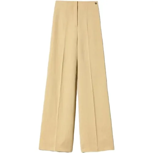 Trousers > Wide Trousers - - Twinset - Modalova