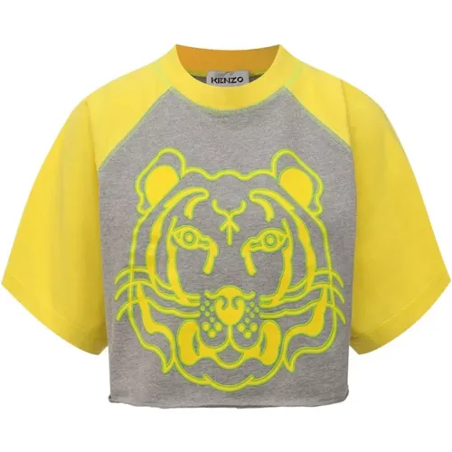 Kenzo - Tops > T-Shirts - Yellow - Kenzo - Modalova
