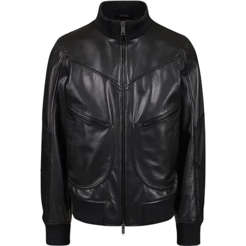 Jackets > Leather Jackets - - Iceberg - Modalova