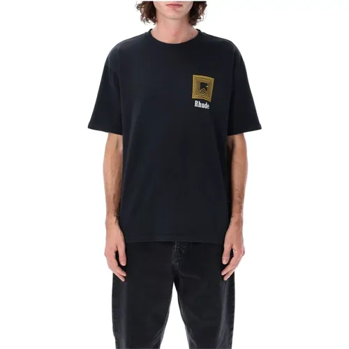 Rhude - Tops > T-Shirts - Black - Rhude - Modalova