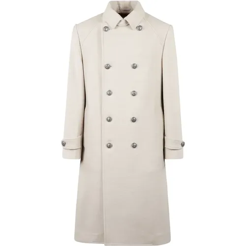 Coats > Double-Breasted Coats - - BRUNELLO CUCINELLI - Modalova