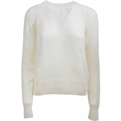 Knitwear > Round-neck Knitwear - - Ermanno Scervino - Modalova