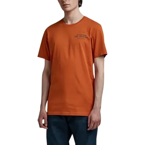 G-star - Tops > T-Shirts - Orange - G-Star - Modalova