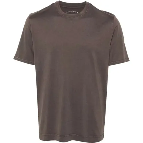 Fedeli - Tops > T-Shirts - Brown - Fedeli - Modalova