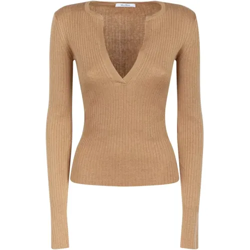 Knitwear > V-neck Knitwear - - Max Mara - Modalova