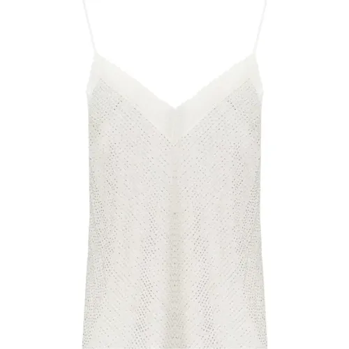 Tops > Sleeveless Tops - - Elisabetta Franchi - Modalova