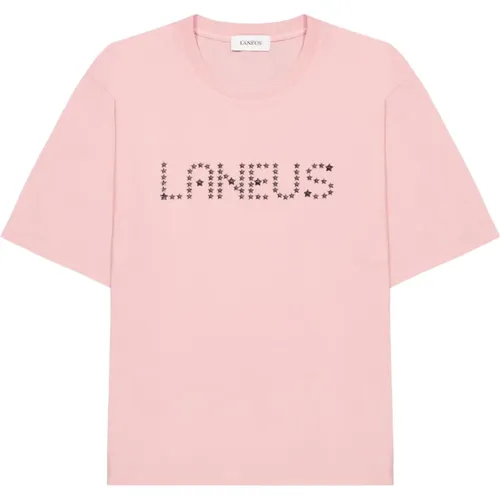 Laneus - Tops > T-Shirts - Pink - Laneus - Modalova