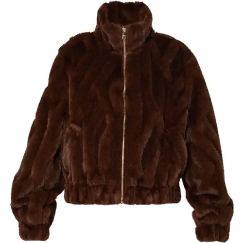 Jackets > Faux Fur & Shearling Jackets - - Liu Jo - Modalova