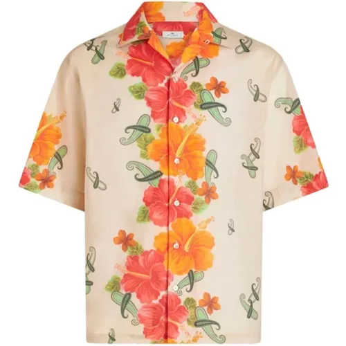 Shirts > Short Sleeve Shirts - - ETRO - Modalova