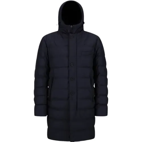 Herno - Coats > Down Coats - Blue - Herno - Modalova