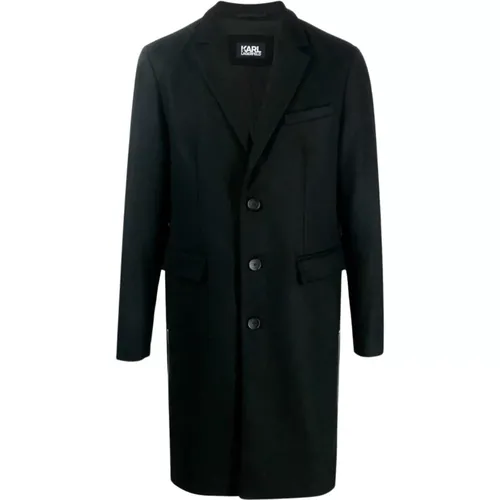 Coats > Single-Breasted Coats - - Karl Lagerfeld - Modalova